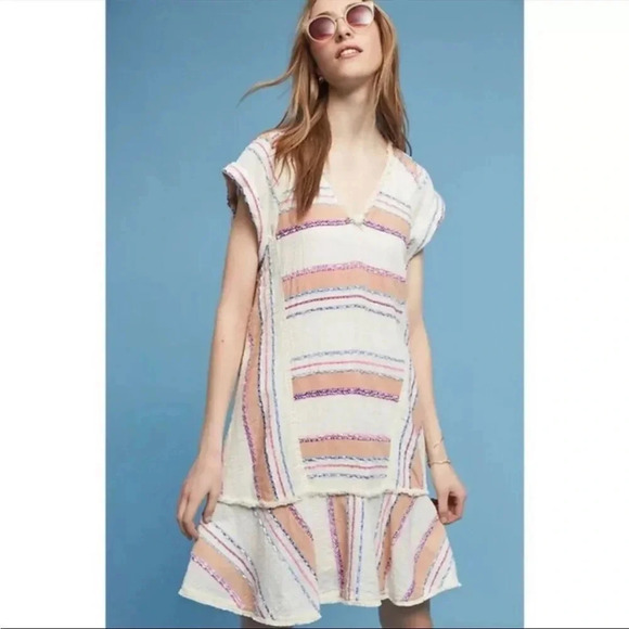 Anthropologie Holding Horses multicolor embroidered Elira Dress S‎ - Picture 1 of 5